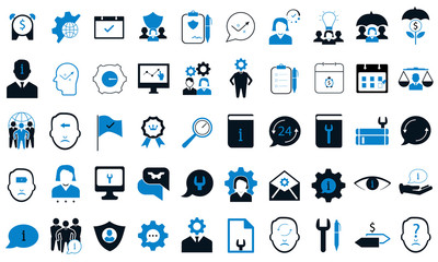 Business icons vector illustration used for website.