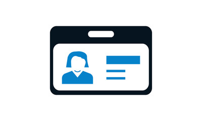 Employee ID card icon for identification and workplace access