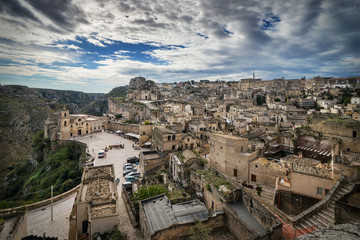Fototapeta premium Matera, the cave city in Basilicata, Italy