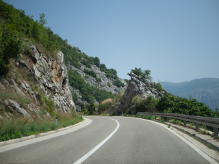 Mountain Road in Montenegro