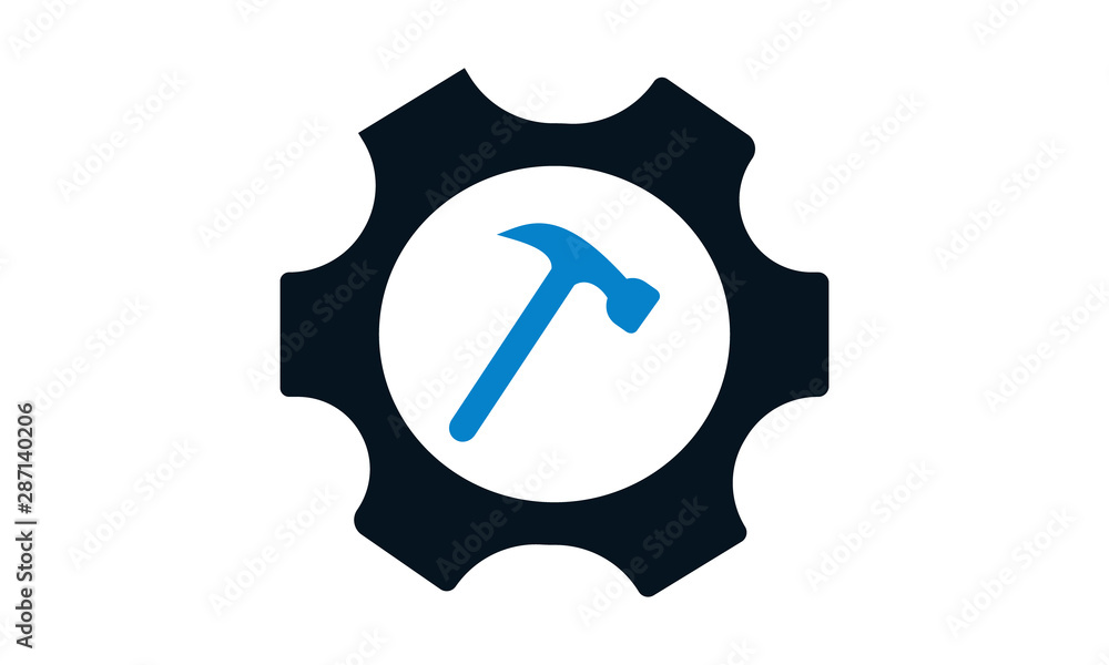 Poster working icon for productivity and job tasks