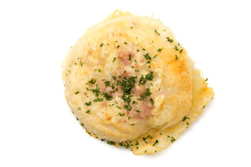 Brötchen mit Käse überbacken