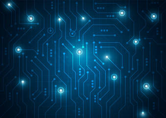 High tech technology geometric