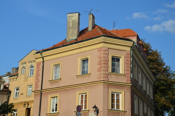 Sandomierz , rynek  ,historyczny ,ulica, architektura, stary, gród, budowa, miasteczko, dom,