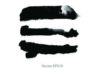 brush strokes watercolor background. vector background