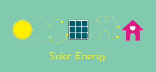 solar energy concept