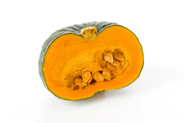 カットした坊っちゃんカボチャ