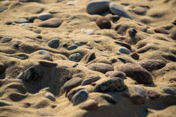 stones on the beach