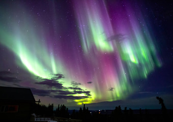 アラスカ フェアバンクスのオーロラ