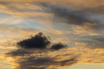 Fototapeta premium Dramatic sunset and sunrise morning evening twilight sky