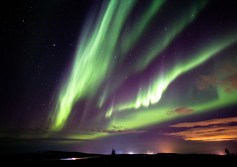アラスカ フェアバンクスのオーロラ