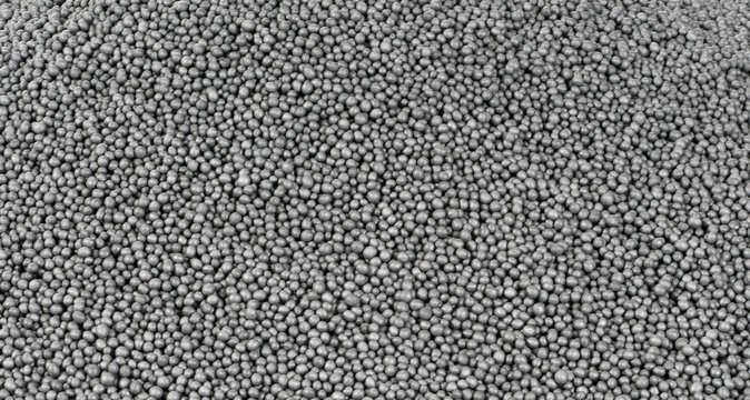 dark polystyrene balls