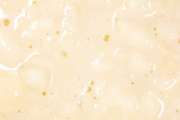 White dough as an abstract background