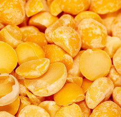 Pea grain as an abstract background