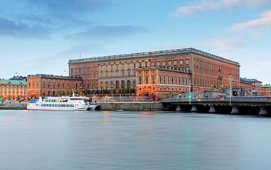 Fototapeta na wymiar Palace in Stockholm