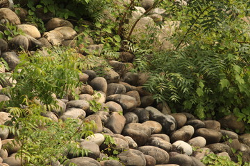 River Stone Background 