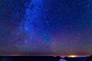 The Milky Way lights up the dark evening sky with its bulk of planets and beauty that is our...