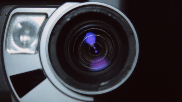 Camera zoom. Taking a close-up video cameras, increasing or decreasing scale.