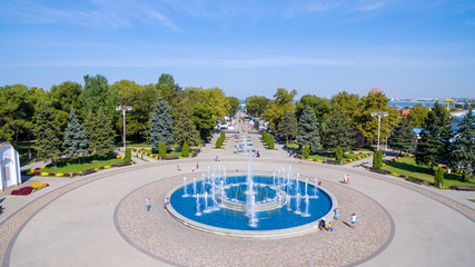 Fountain in Anapa city. Krasnodar region. Russia
