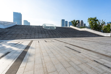 Fototapeta premium city skyline in hangzhou china