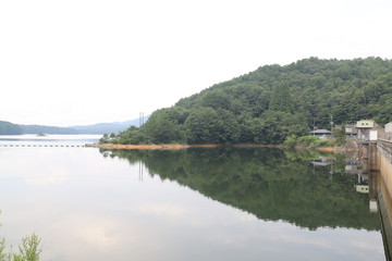 夏の聖湖（広島県）