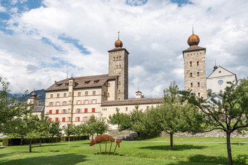 Fototapeta premium Stockaple Palace, Brig-Glis, Schwitzerland