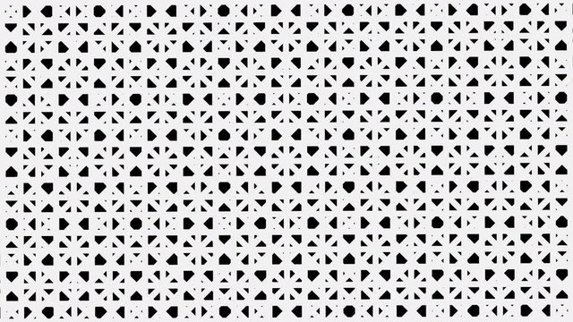 Many line rotation animation abstract background Half tone mask