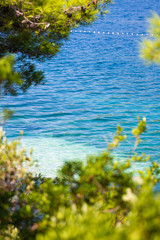 Obraz na płótnie Canvas Playas Croacia