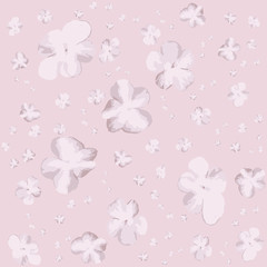  Gentle floral seamless pattern.