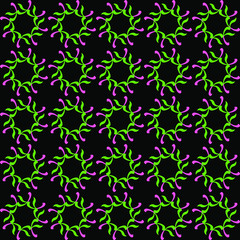 Seamless abstract pattern. Colored background.