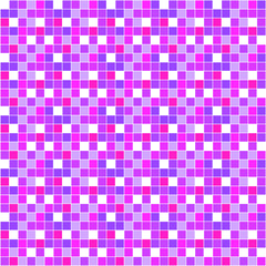 Seamless multicolored small squares pattern.