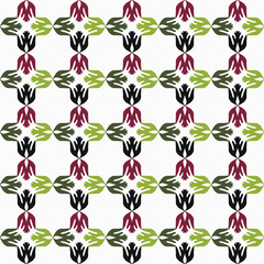 Fototapeta premium Seamless abstract pattern. Colored background.