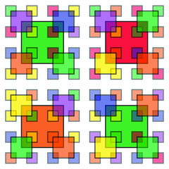 Seamless abstract pattern. Colored background.