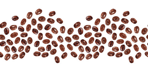 Watercolor background pattern Coffee ceremony