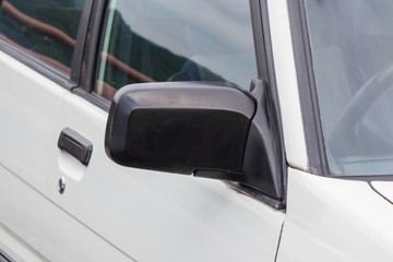 Obraz na płótnie Canvas バックミラー　outer rear-view mirror