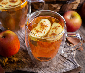 Cup of Cider With Apple Slices