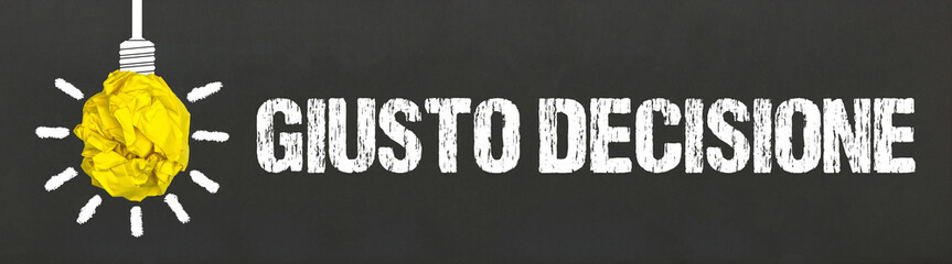 Giusto decisione 