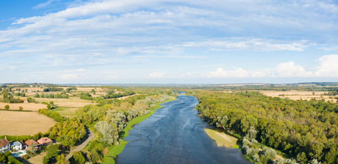 La rive droite de la Loire à proximité de Nevers