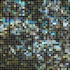abstract vector square pixel mosaic background