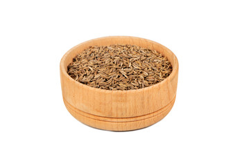 Dry cumin in bowl
