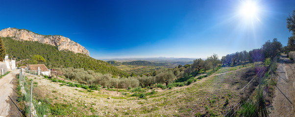 Fototapeta na wymiar Panorama Alaró Mallorca