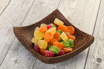 Sweet candied fruit