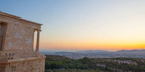 Famous Ancient Acropolis Hill of Athens. Acropolis includes great architecturals, the most famous...