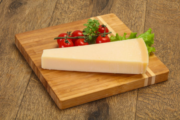 Italian traditional parmesan cheese triangle
