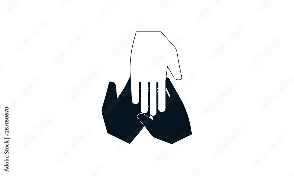 Poster community icon for social interaction and networking