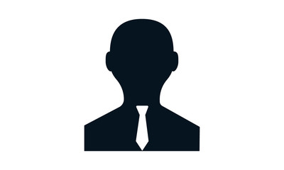 Business man icon for corporate and professional identity
