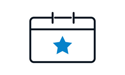 Event schedule icon for planning and time management