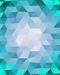 Abstract Delaunay Voronoi trianglify Generative Art background illustration