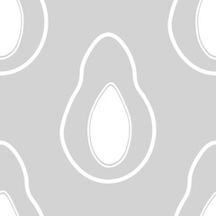 seamless abstract pattern with avocado