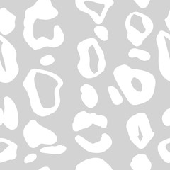seamless abstract pattern with leopard spots print